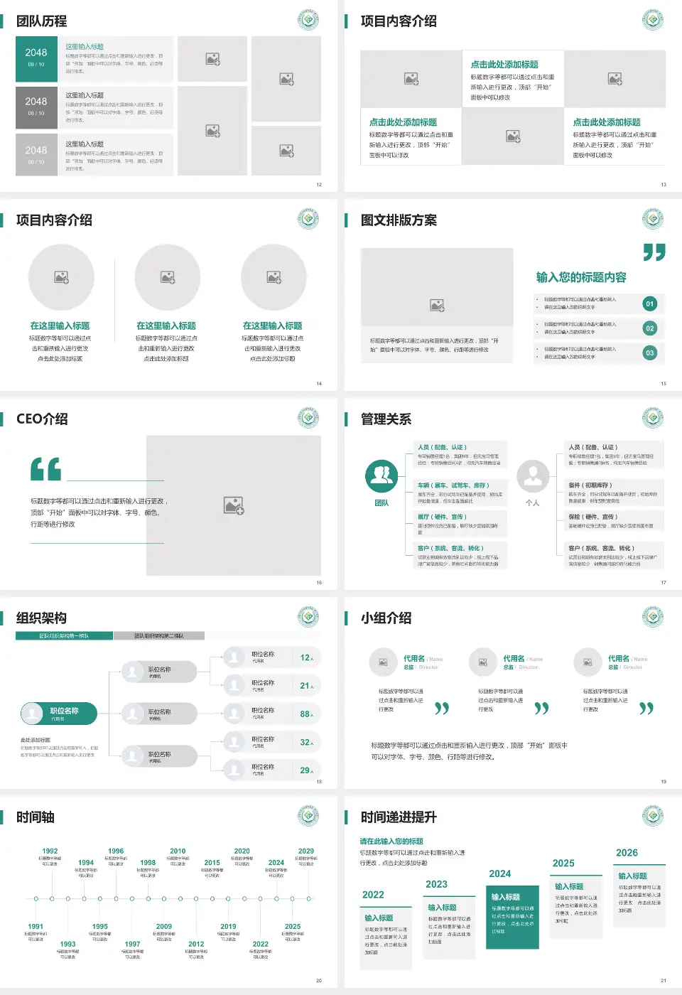 内蒙古自治区精神卫生中心医院管理报告PPT模板16:9格式幻灯片预览图3