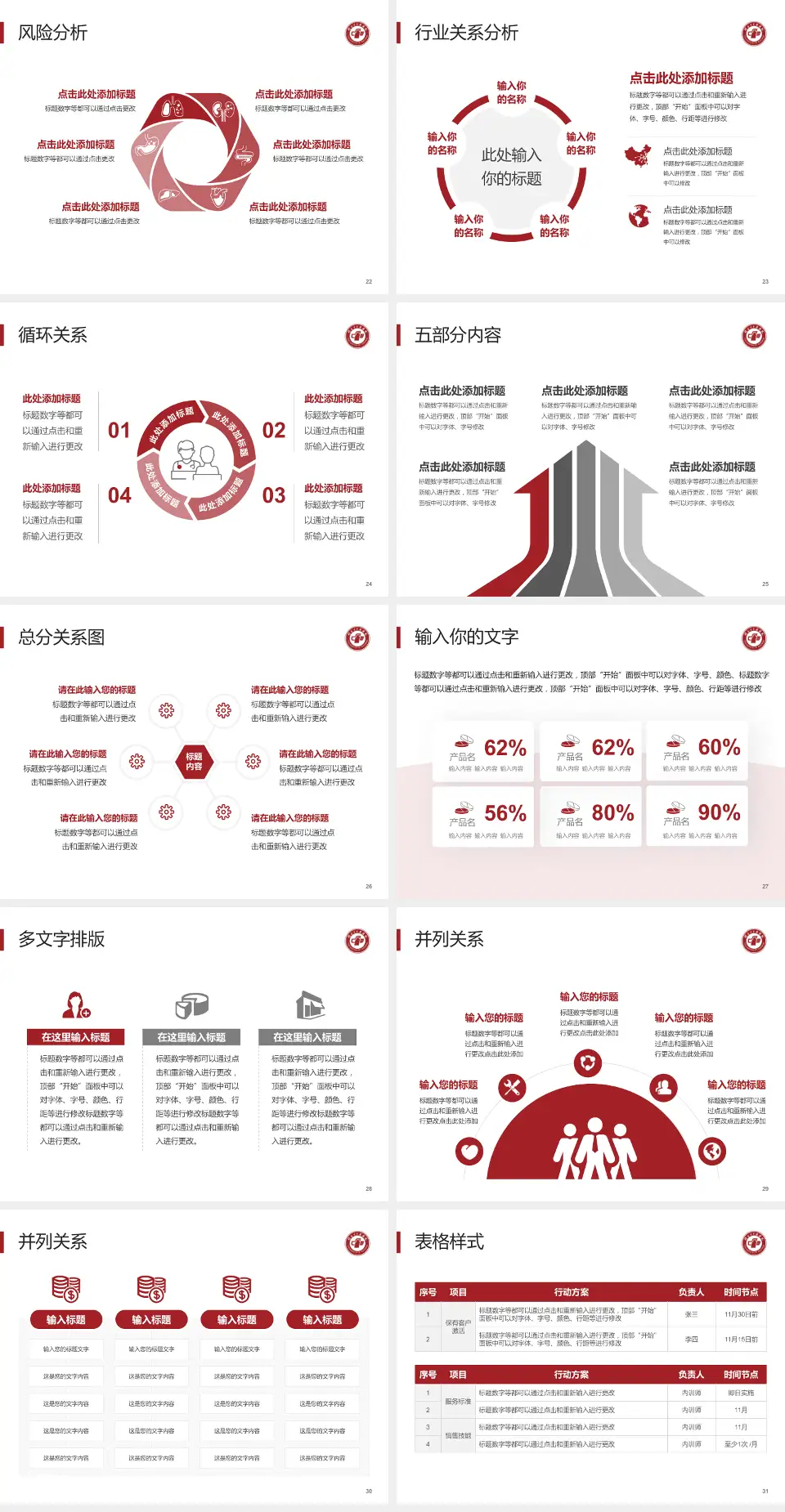 瑞昌市中医院科室介绍与推广PPT模板4:3格式幻灯片预览图4
