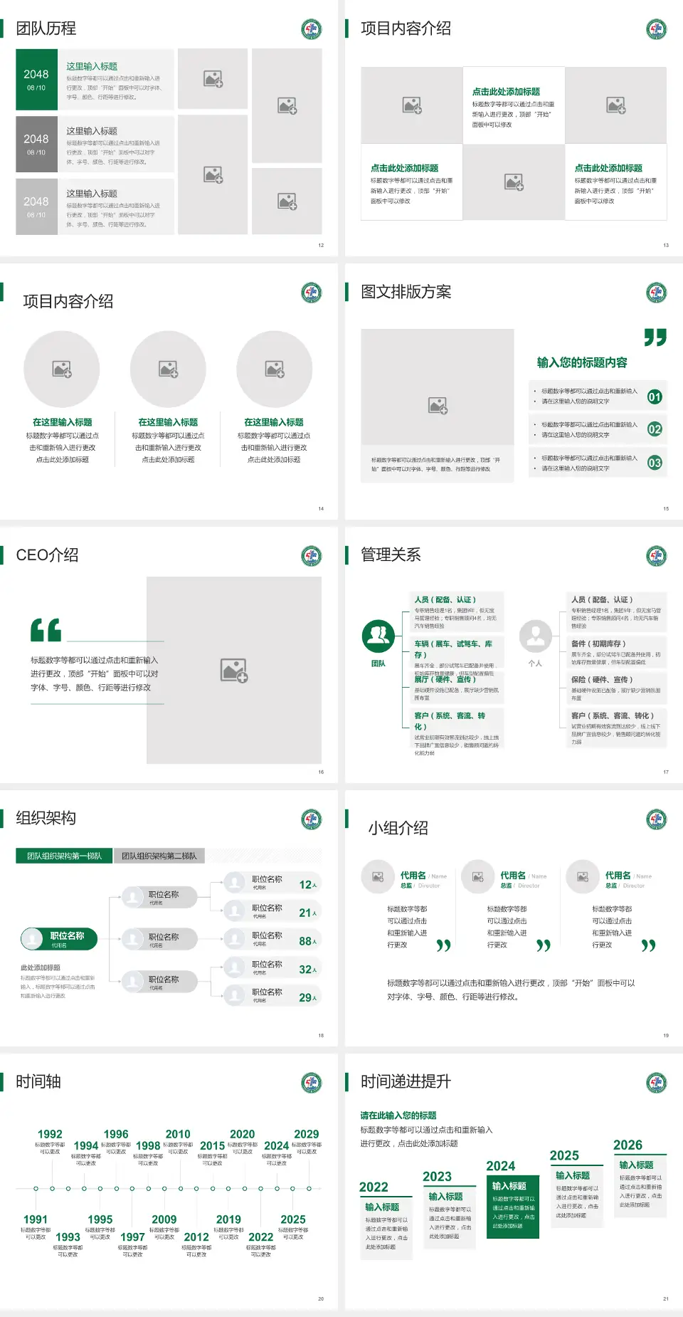 鹰潭一八四医院医院管理报告PPT模板4:3格式幻灯片预览图3