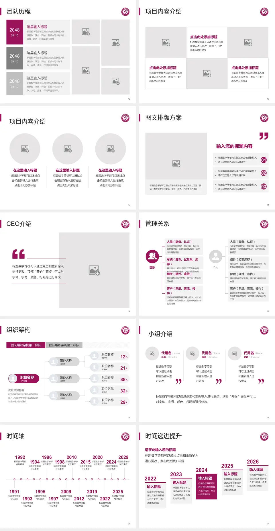 赣州市妇幼保健院医院管理报告PPT模板4:3格式幻灯片预览图3