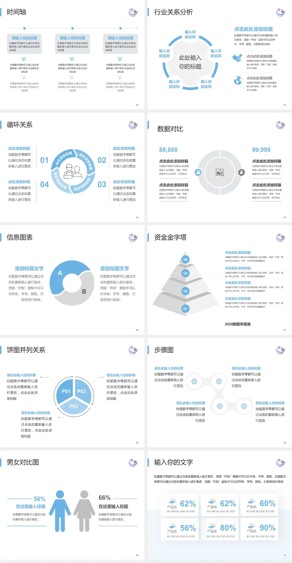 瑞金市妇幼保健院医院管理报告PPT模板4:3格式幻灯片预览图4