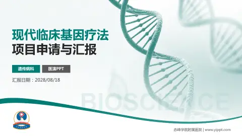 赤峰学院附属医院项目申请与汇报PPT模板