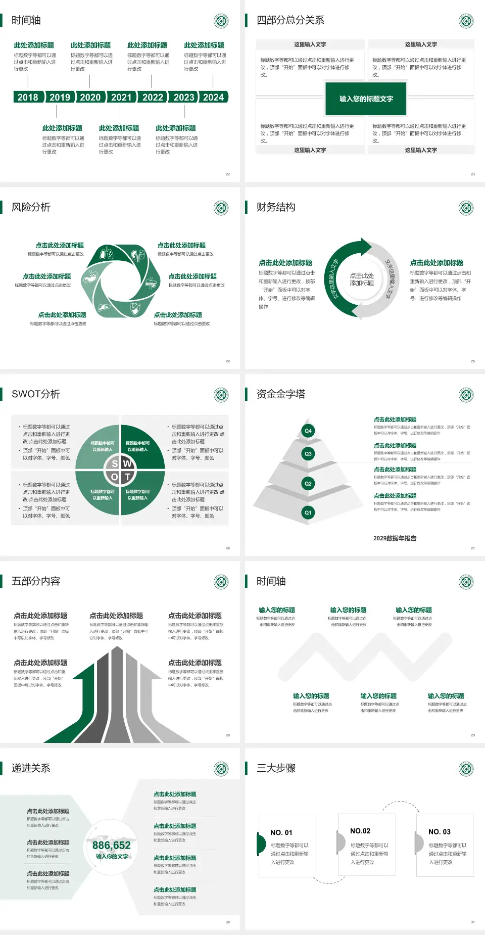 内蒙古自治区人民医院患者教育与指导PPT模板4:3格式幻灯片预览图4