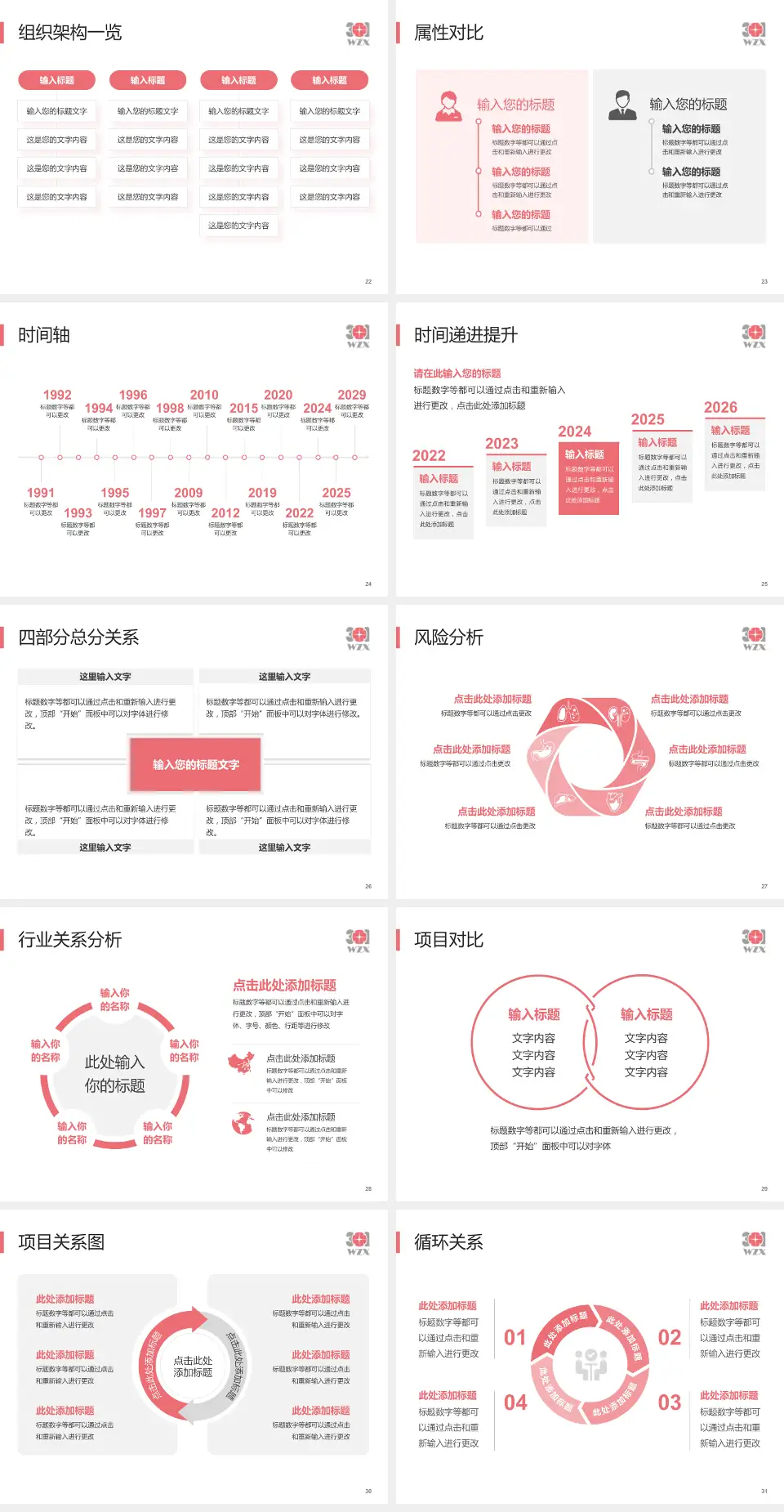中国人民解放军第五医院医疗行业比赛专用PPT模板4:3格式幻灯片预览图4