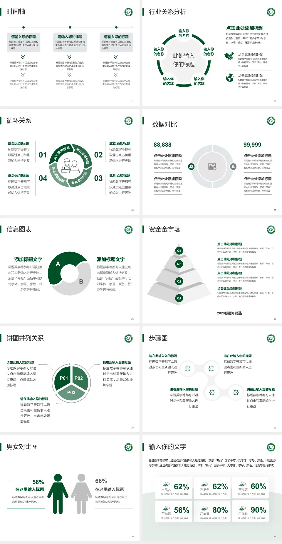 赣南医学院第一附属医院医院管理报告PPT模板4:3格式幻灯片预览图4