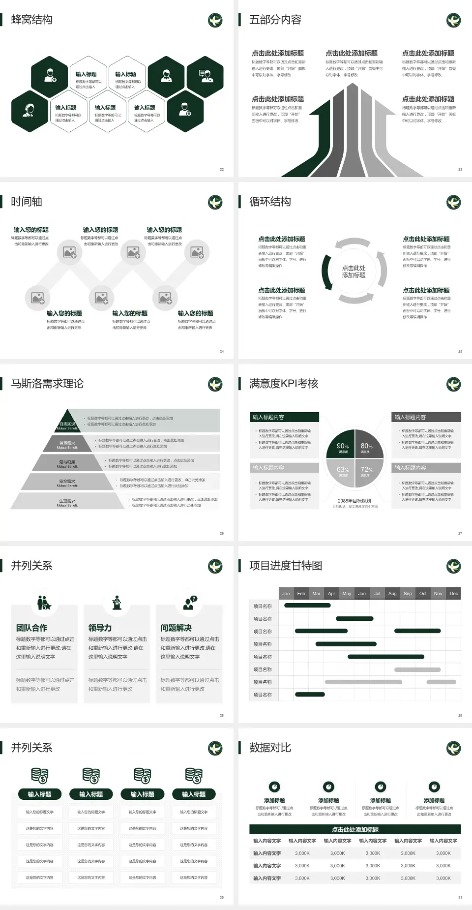 中国人民解放军第二五三医院医疗知识普及PPT模板4:3格式幻灯片预览图4