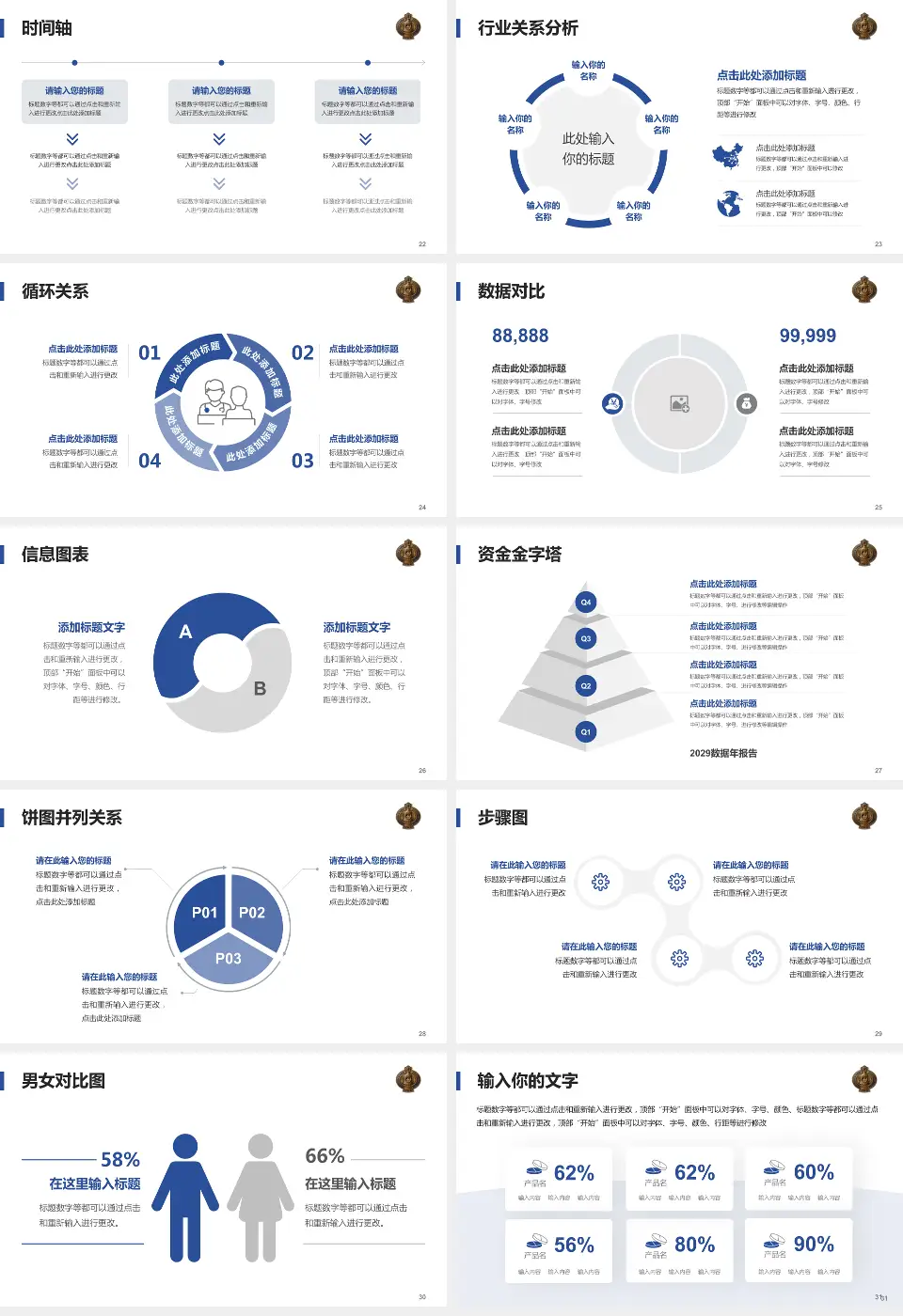 鄂尔多斯市蒙医院医院管理报告PPT模板16:9格式幻灯片预览图4
