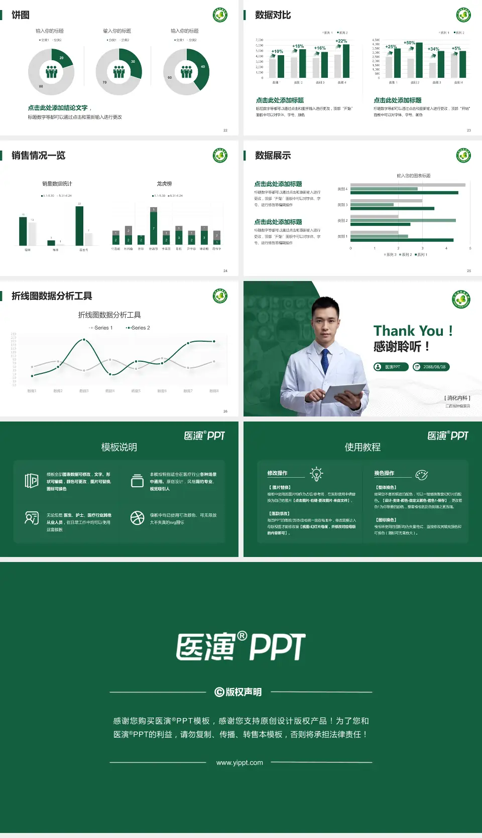 江西省肿瘤医院病例分享与讨论PPT模板16:9格式幻灯片预览图4