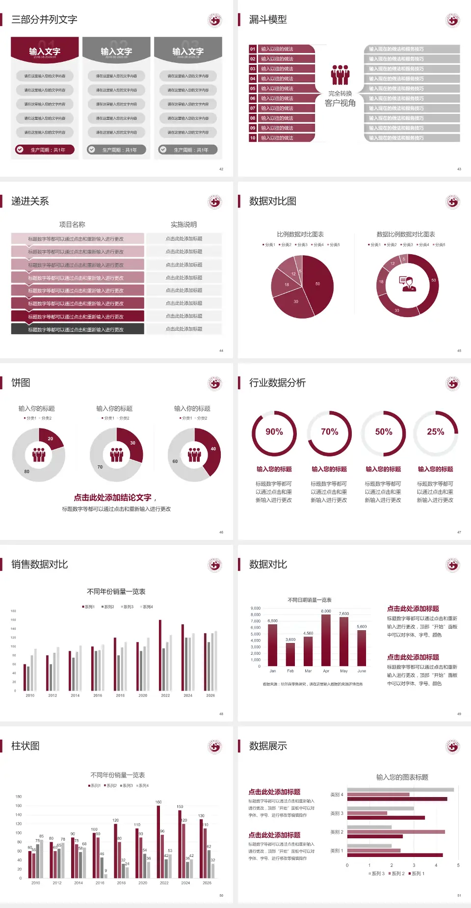 江西中医药大学附属医院患者教育与指导PPT模板4:3格式幻灯片预览图6