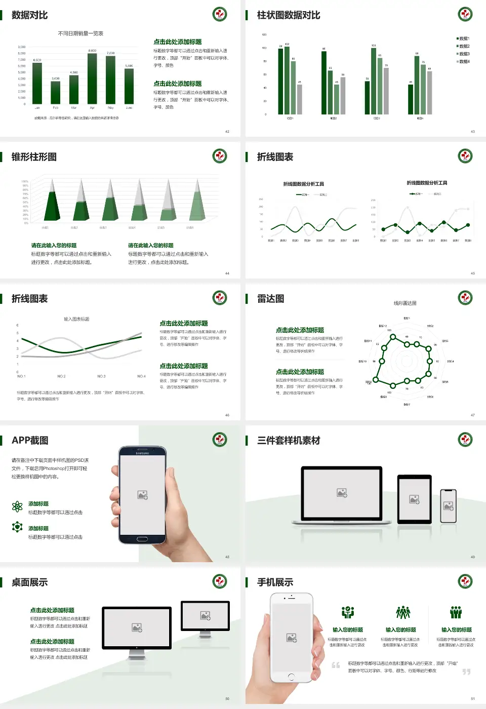 库伦旗蒙医医院医院管理报告PPT模板16:9格式幻灯片预览图6