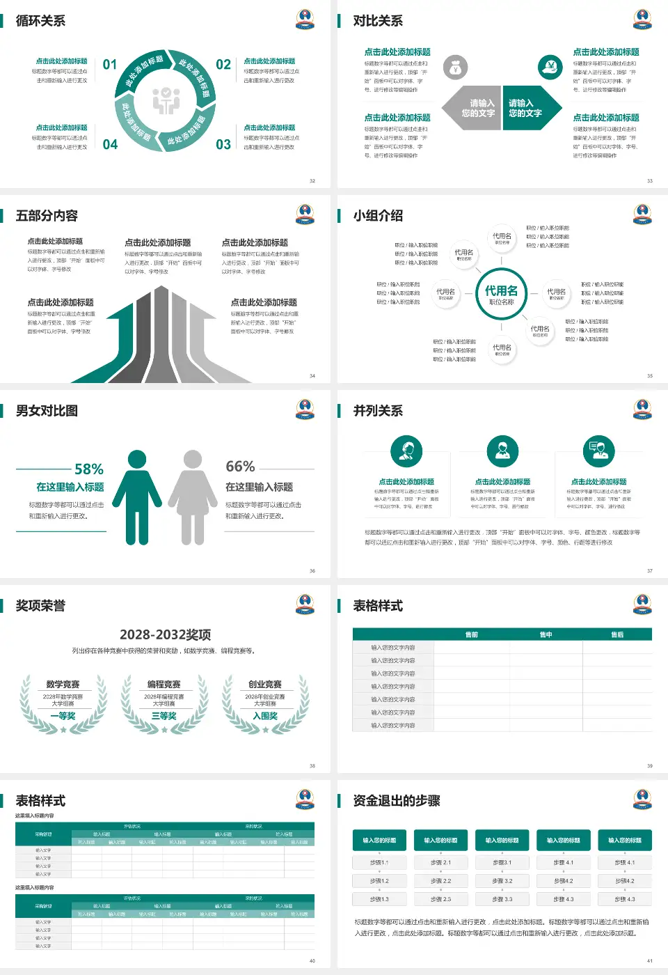 赤峰学院附属医院红山院区医院简介/日常通用PPT模板16:9格式幻灯片预览图5