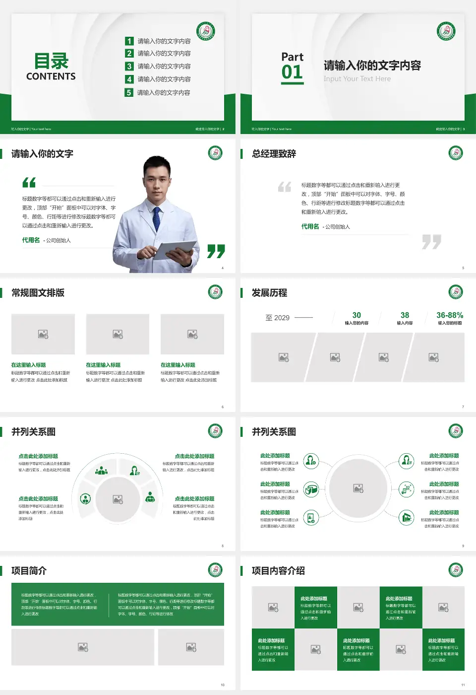 呼伦贝尔市妇幼保健院医院管理报告PPT模板16:9格式幻灯片预览图2