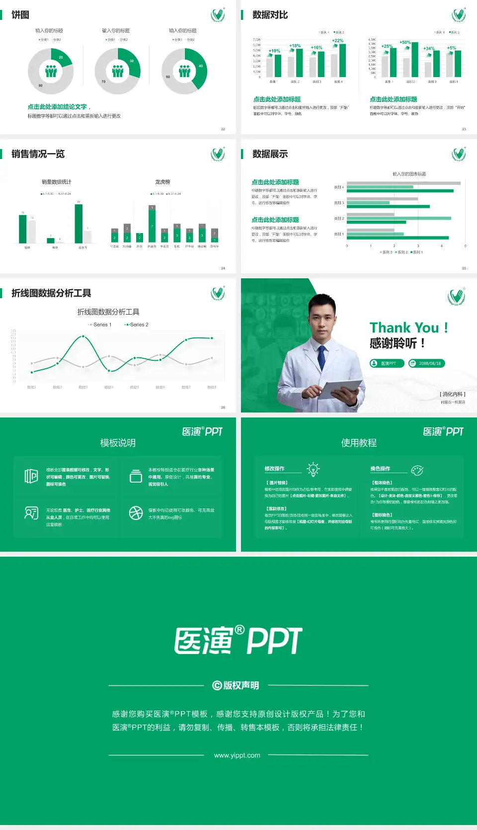 内蒙古一机医院病例分享与讨论PPT模板16:9格式幻灯片预览图4
