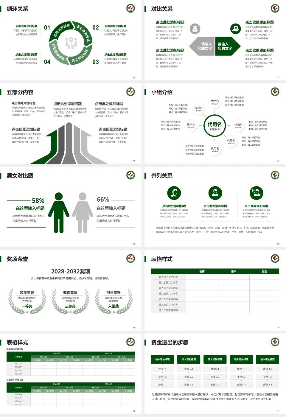 库伦旗蒙医医院医院简介/日常通用PPT模板16:9格式幻灯片预览图5