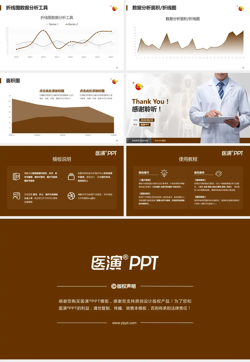 萍乡市中医院患者教育与指导PPT模板16:9格式幻灯片预览图7