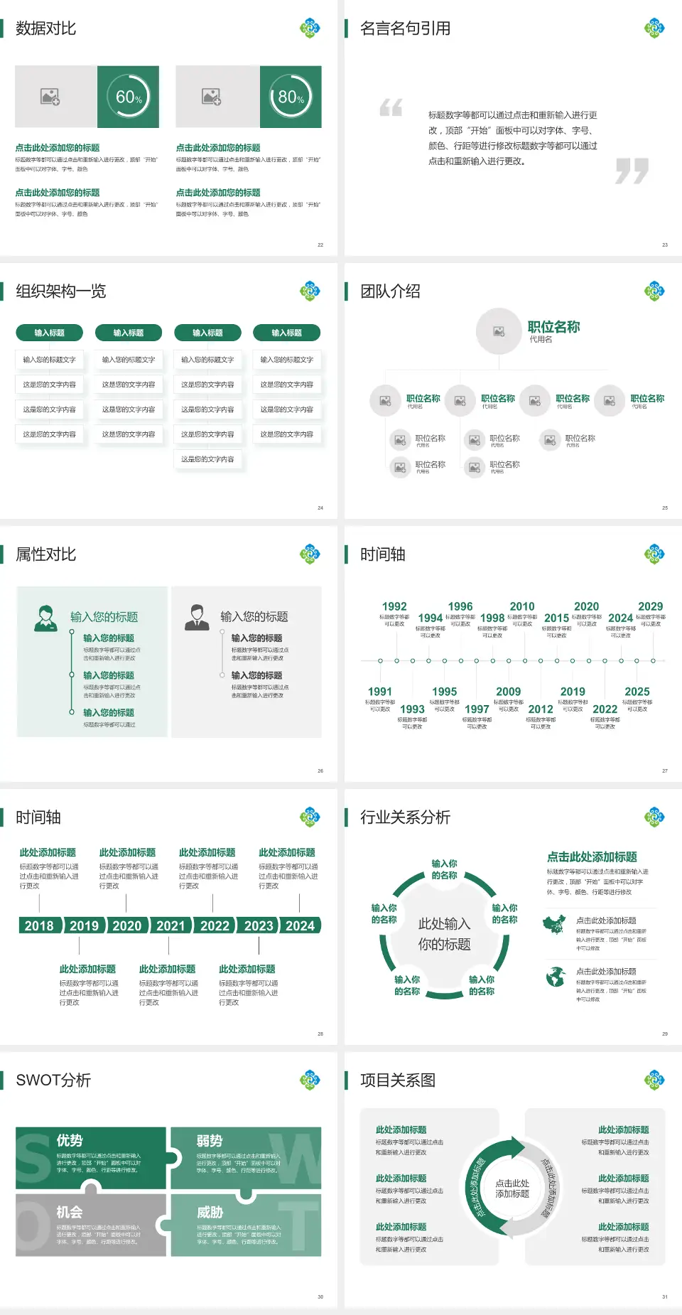 呼伦贝尔市人民医院医院简介/日常通用PPT模板4:3格式幻灯片预览图4