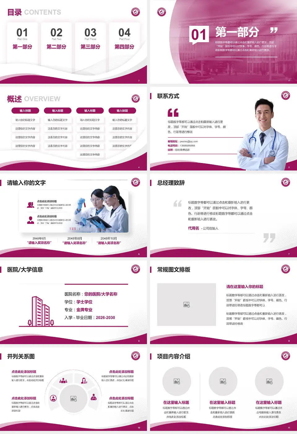 赣州市妇幼保健院会议与研讨会PPT模板16:9格式幻灯片预览图2