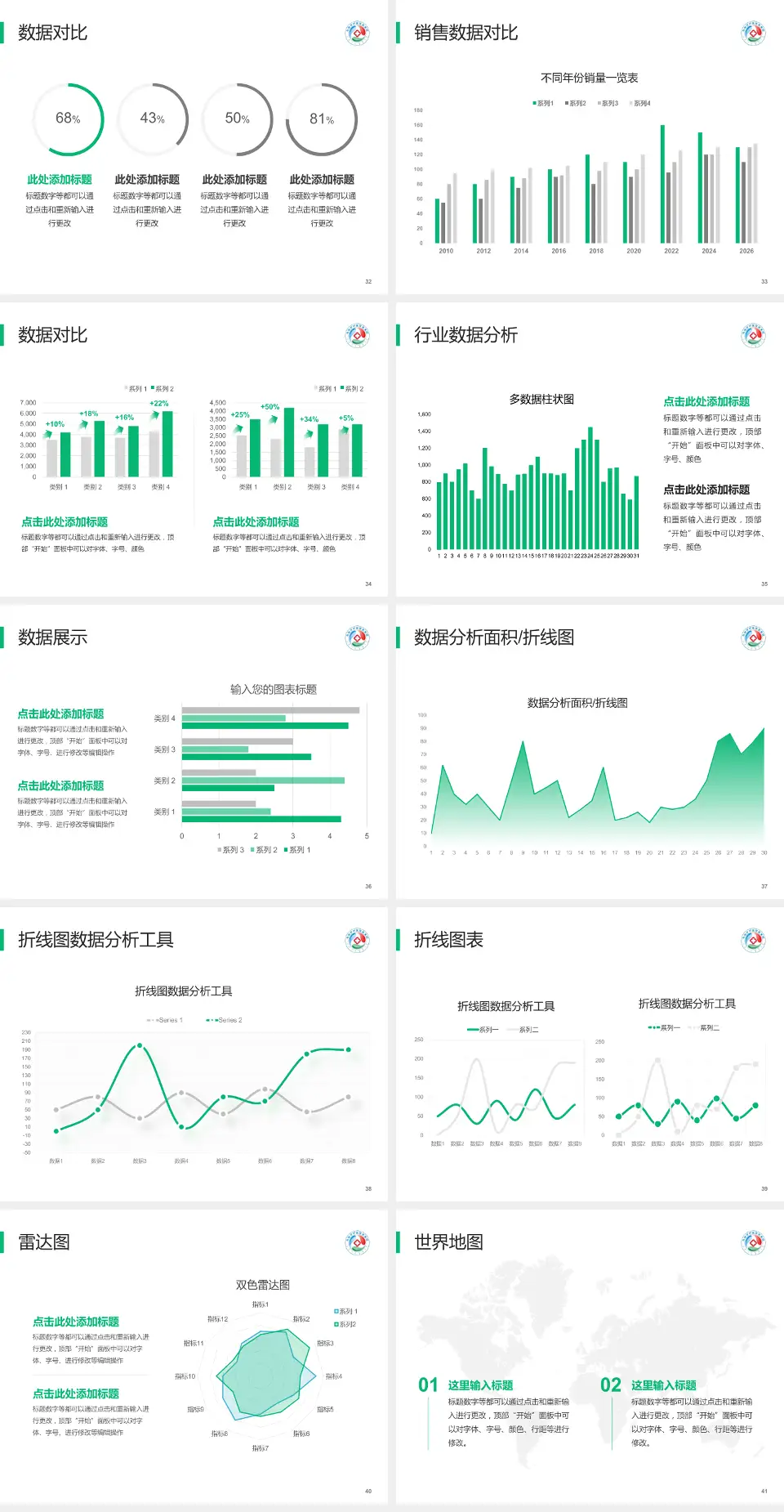 乌海市蒙中医院会议与研讨会PPT模板4:3格式幻灯片预览图5