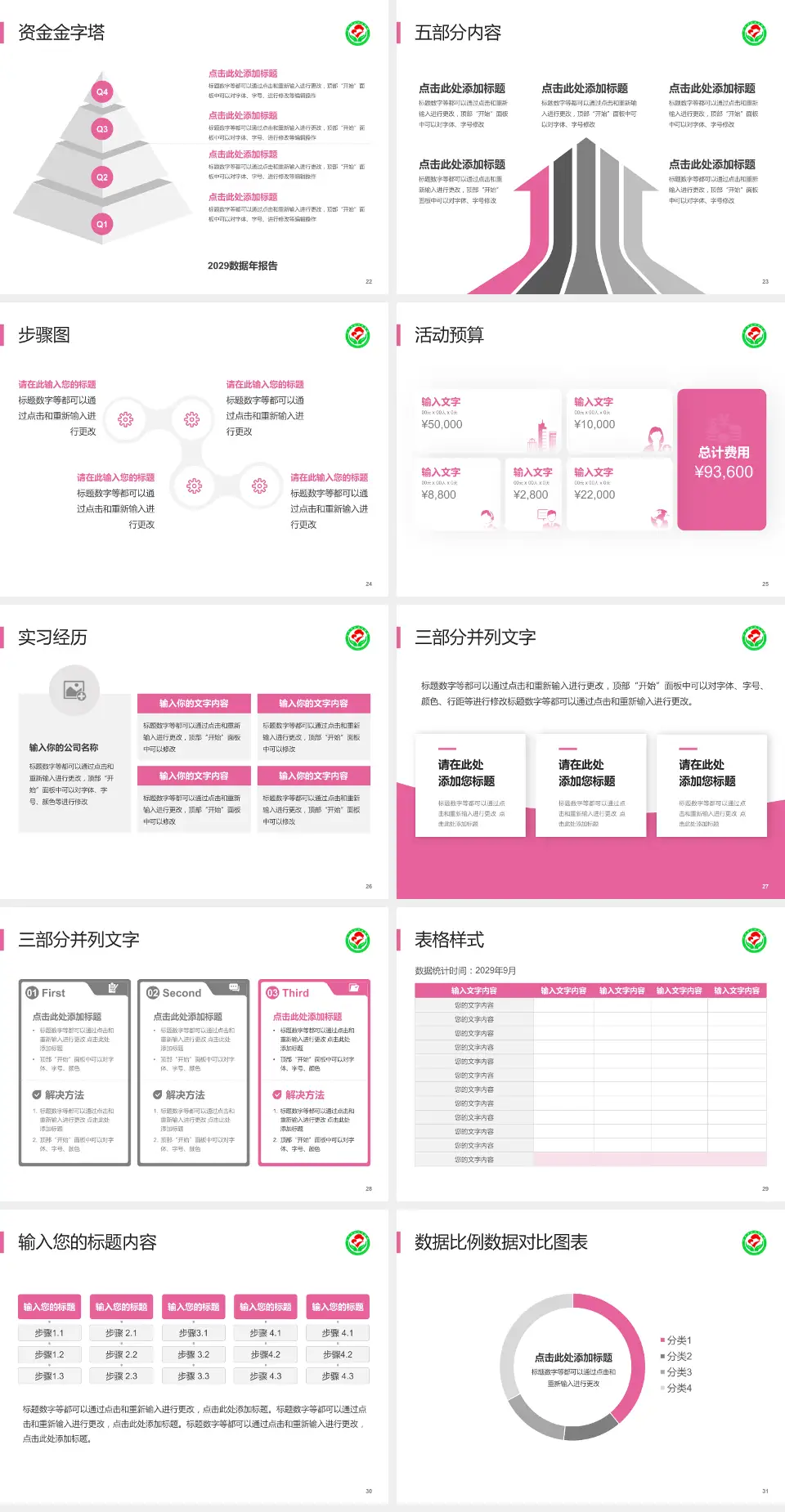 萍乡市妇幼保健院会议与研讨会PPT模板4:3格式幻灯片预览图4