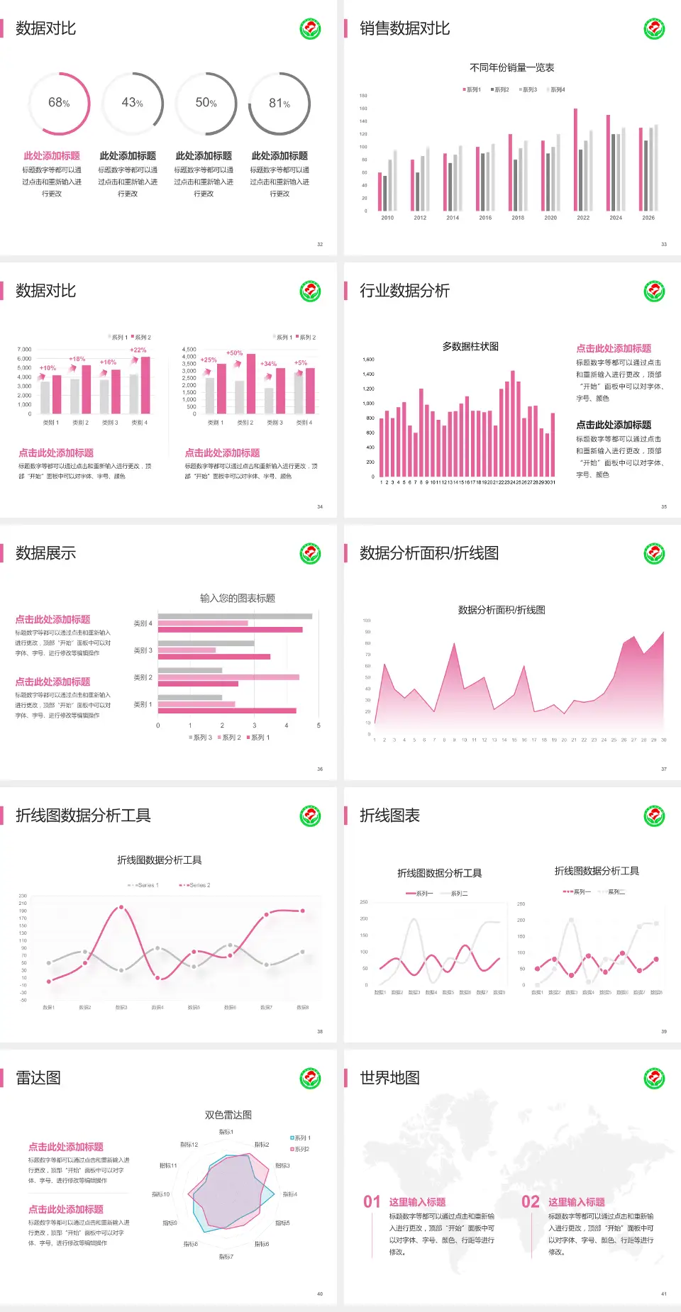 萍乡市妇幼保健院会议与研讨会PPT模板4:3格式幻灯片预览图5