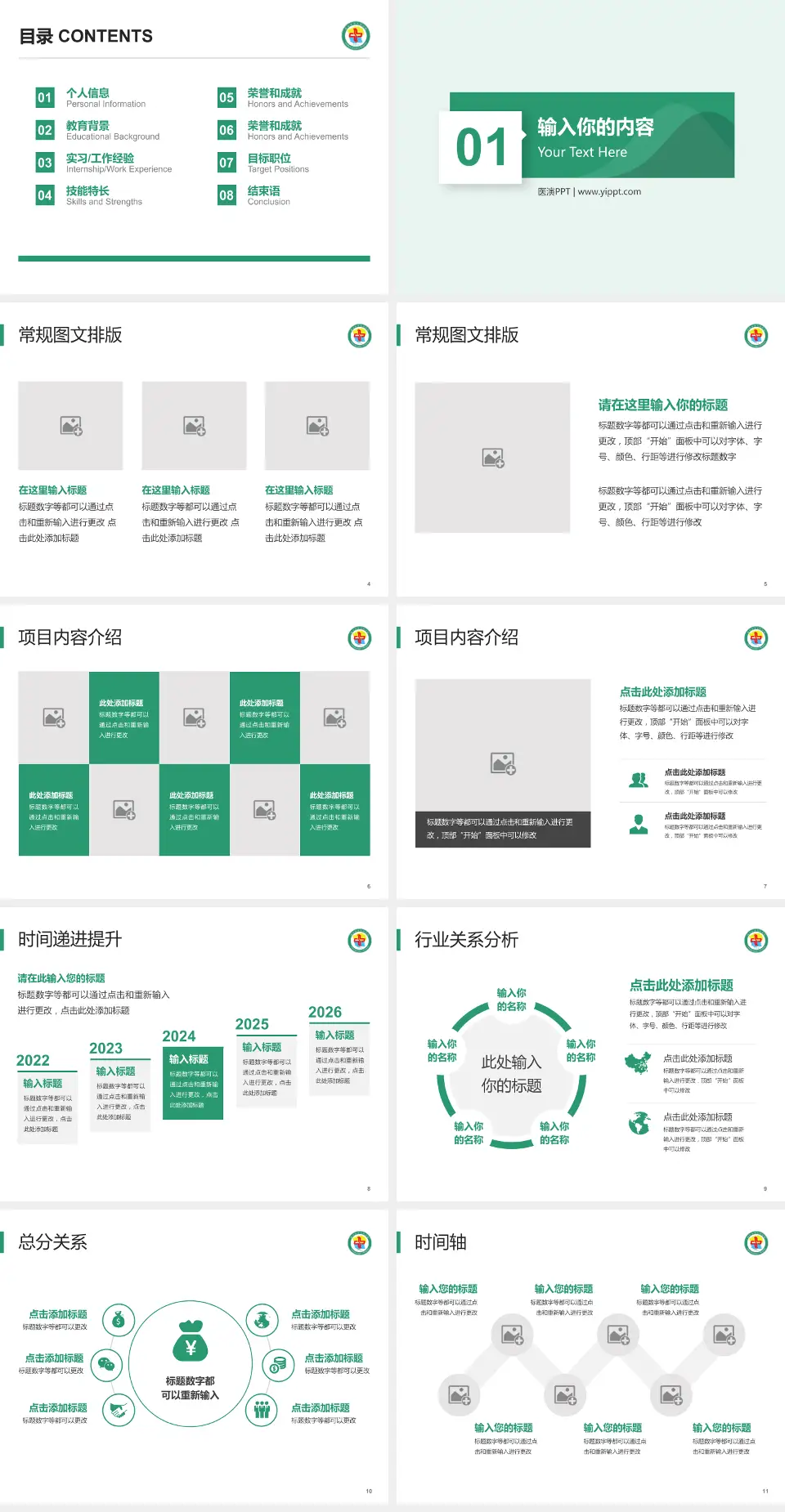 格尔木市人民医院财务与预算报告PPT模板4:3格式幻灯片预览图2