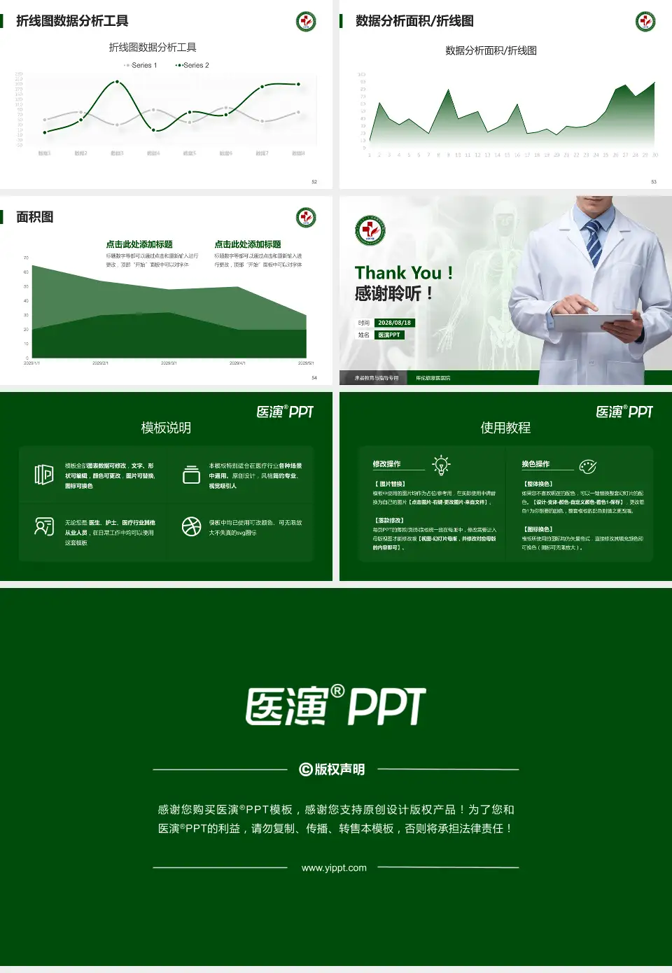 库伦旗蒙医医院患者教育与指导PPT模板16:9格式幻灯片预览图7