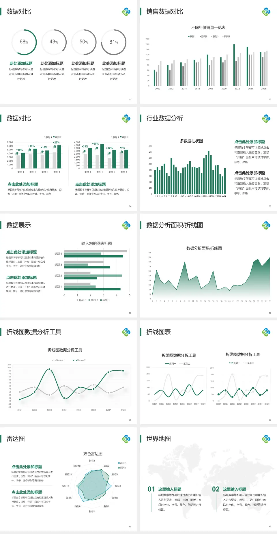 呼伦贝尔市人民医院会议与研讨会PPT模板4:3格式幻灯片预览图5