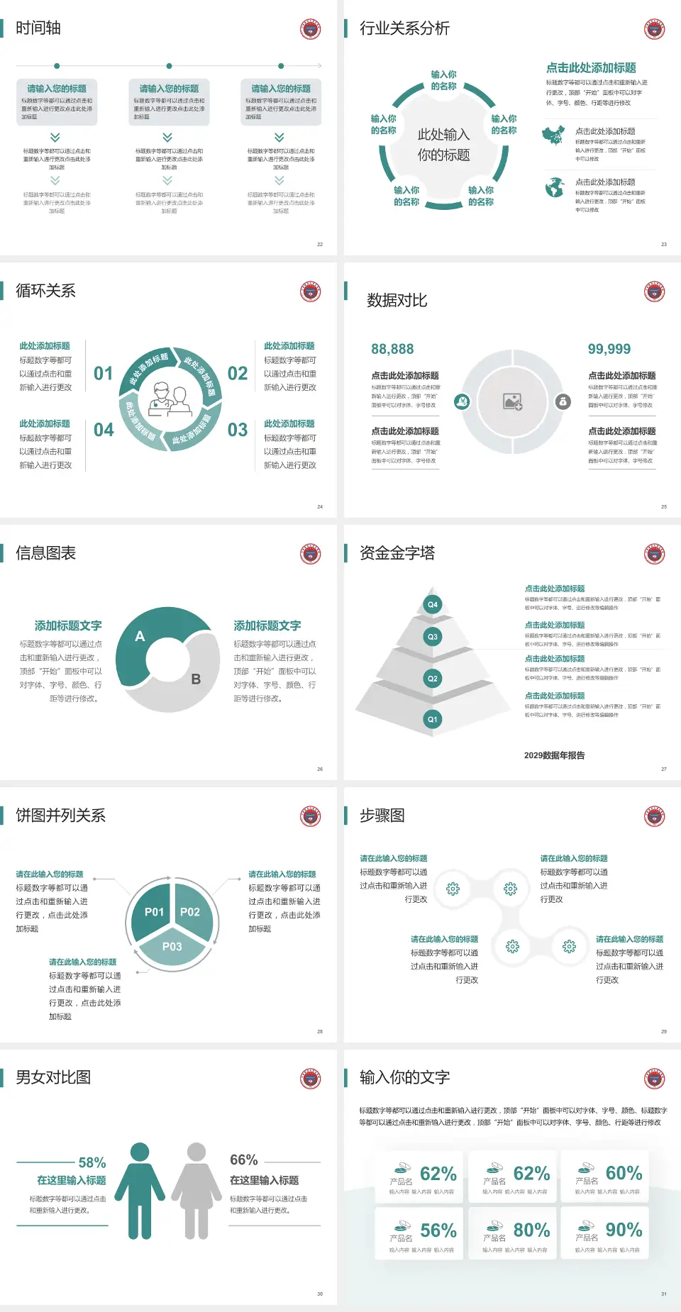 宁夏医科大学总医院医院管理报告PPT模板4:3格式幻灯片预览图4
