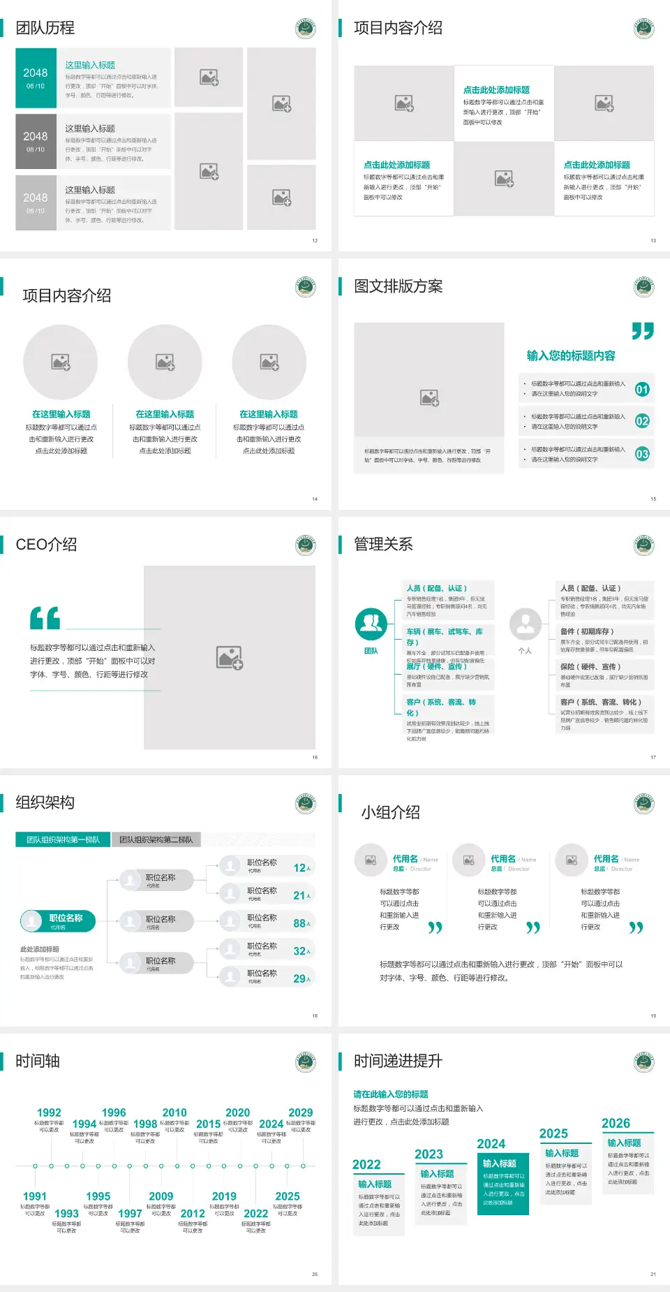 巴彦淖尔盟中医医院医院管理报告PPT模板4:3格式幻灯片预览图3