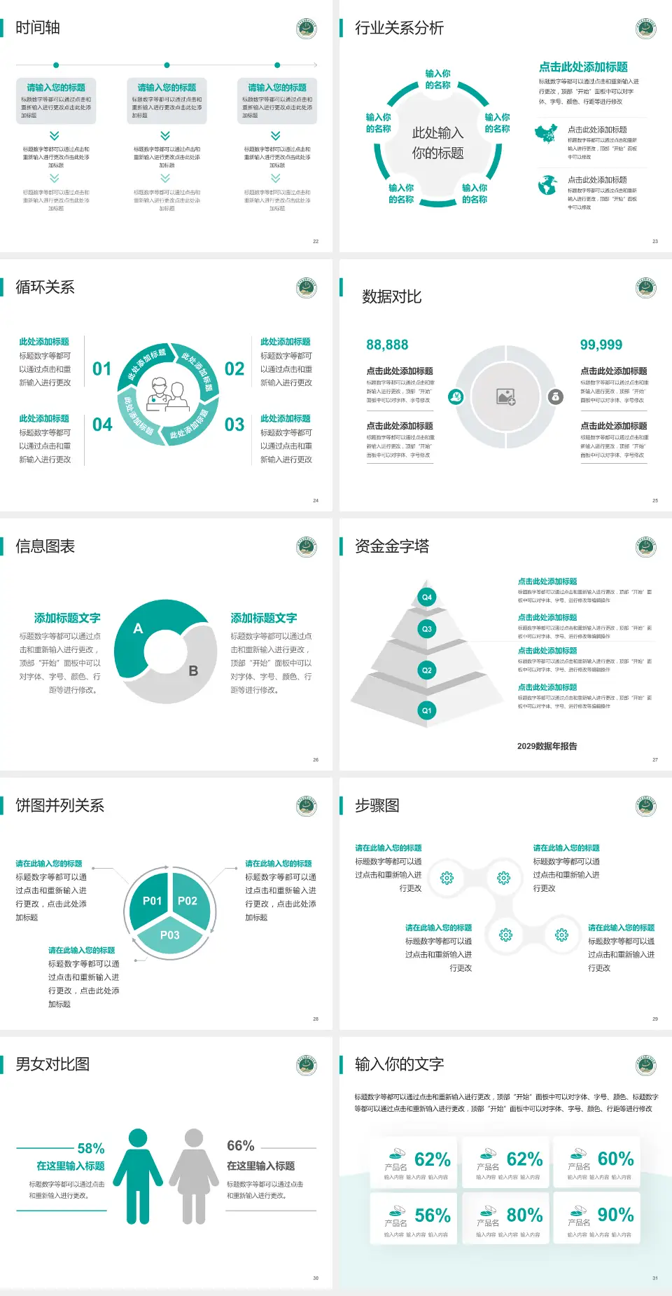巴彦淖尔盟中医医院医院管理报告PPT模板4:3格式幻灯片预览图4