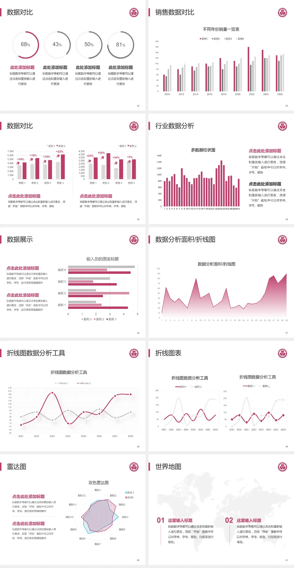 包钢职工医院会议与研讨会PPT模板4:3格式幻灯片预览图5