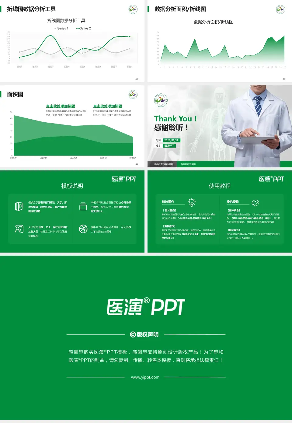 乌兰察布盟医院患者教育与指导PPT模板16:9格式幻灯片预览图7