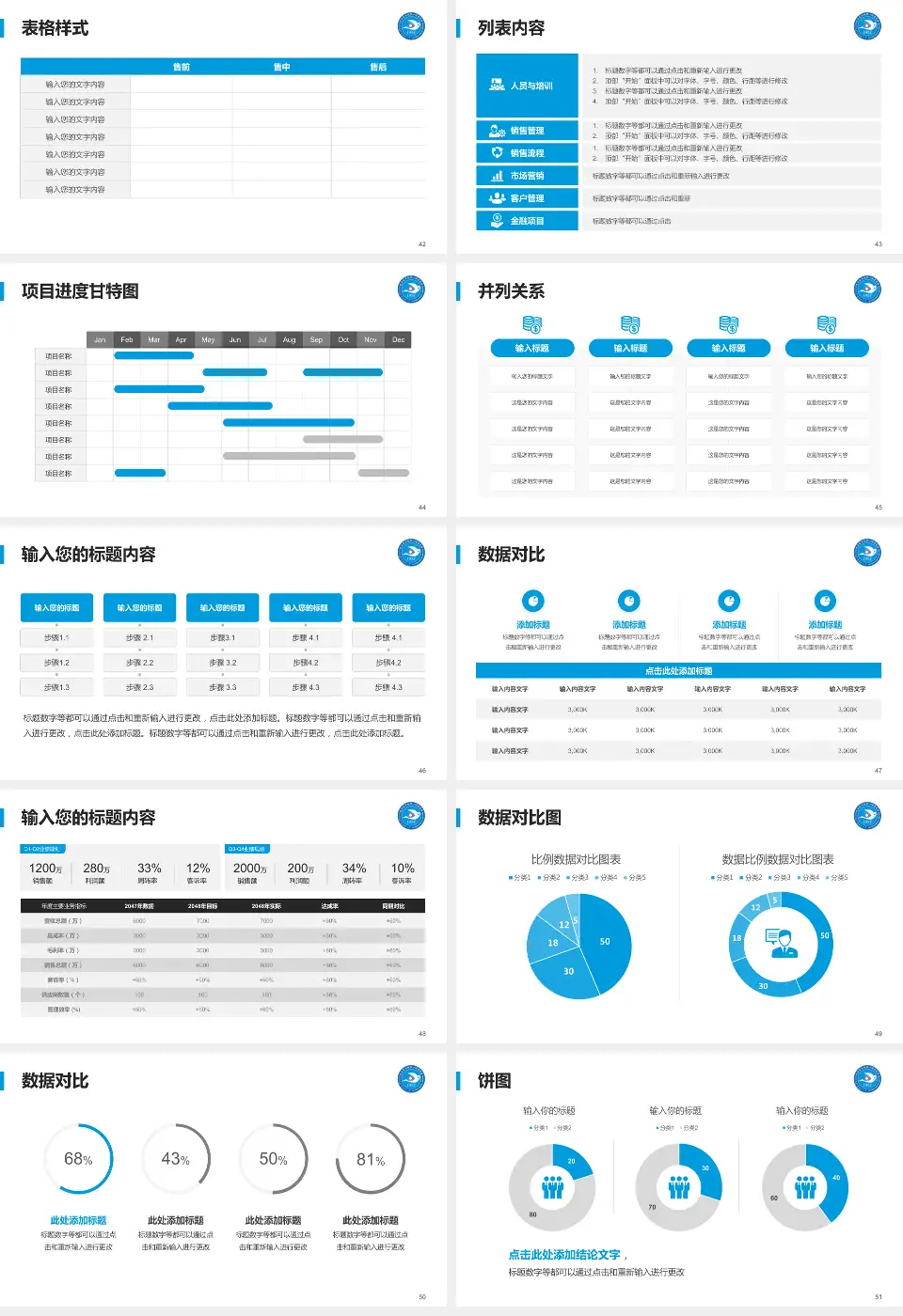包头医学院第一附属医院医疗行业比赛专用PPT模板16:9格式幻灯片预览图6
