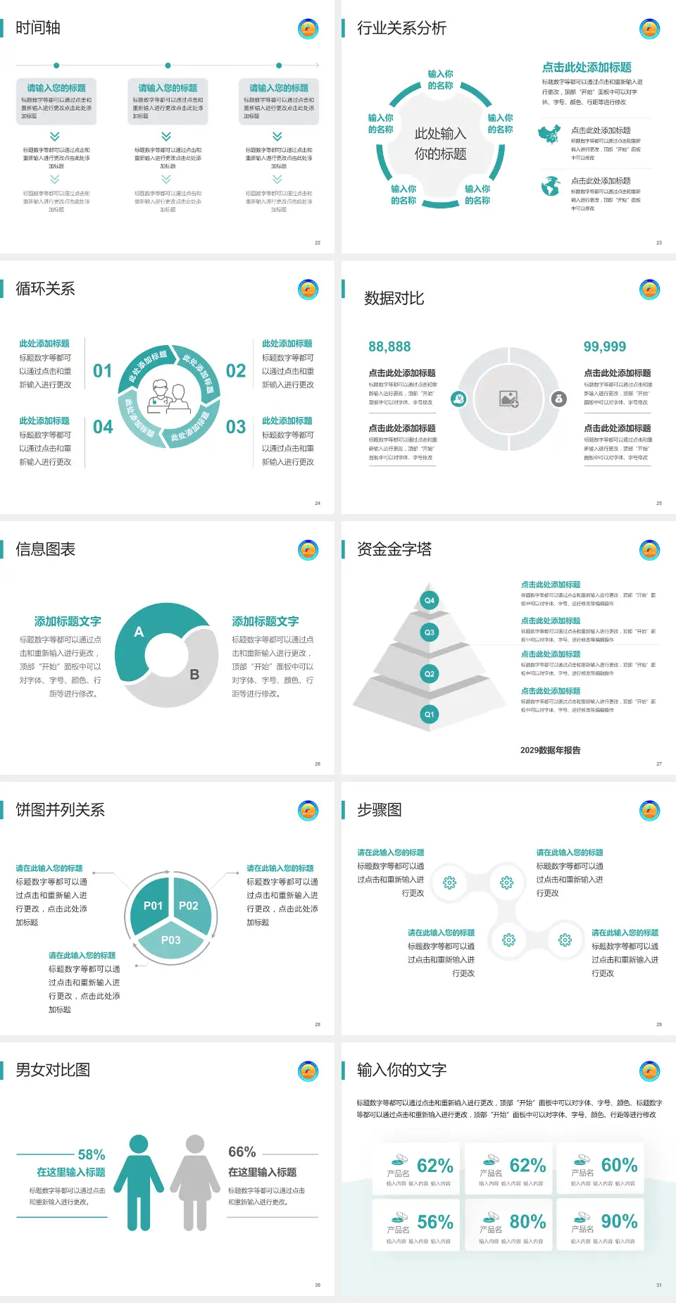鹰潭市人民医院医院管理报告PPT模板4:3格式幻灯片预览图4
