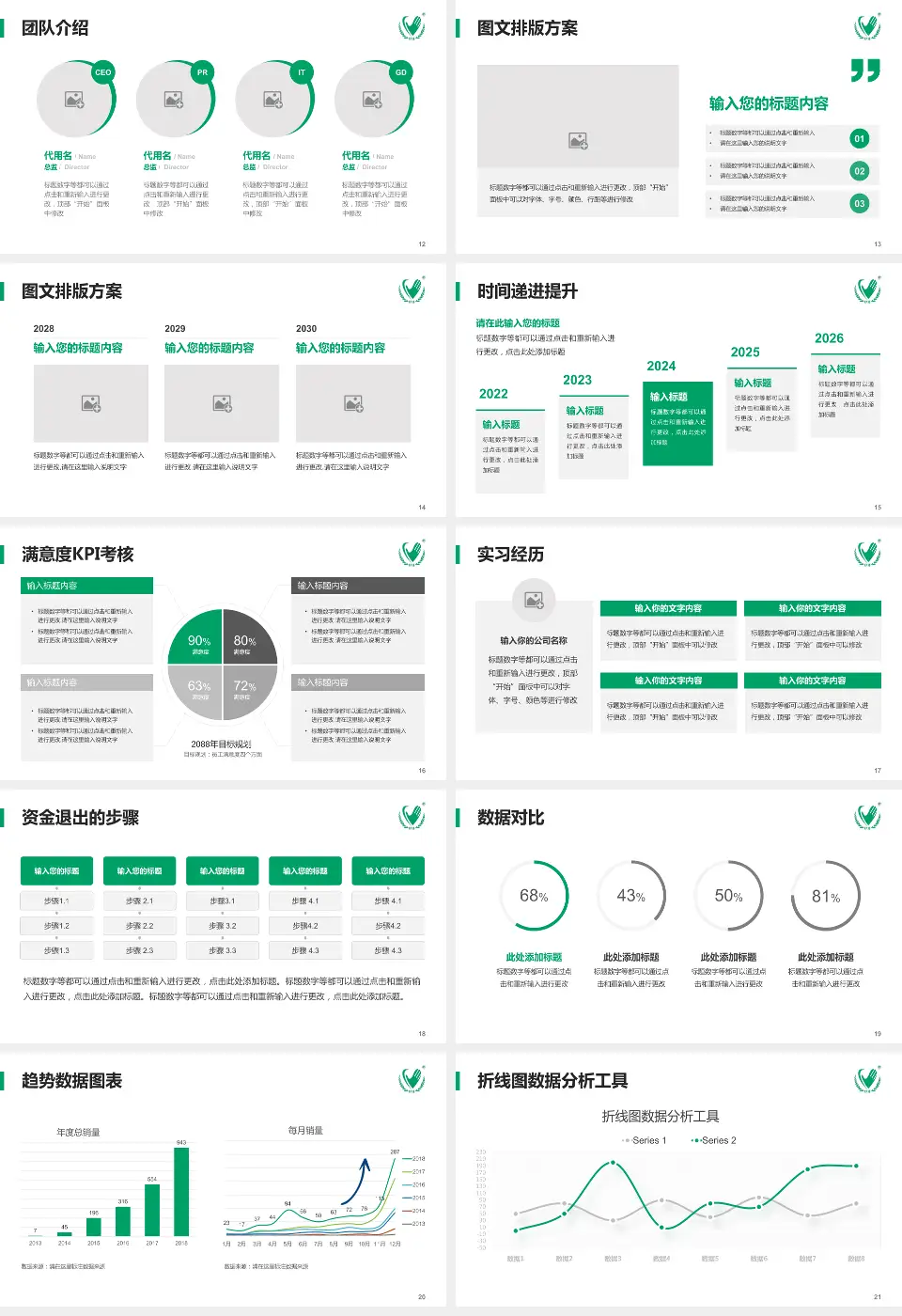 内蒙古一机医院培训与教育PPT模板16:9格式幻灯片预览图3