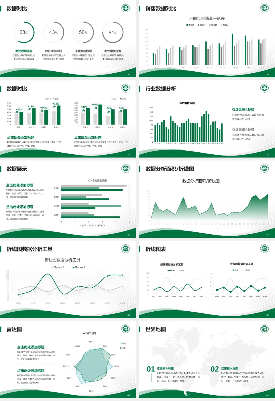 鄂尔多斯市中心医院会议与研讨会PPT模板16:9格式幻灯片预览图5