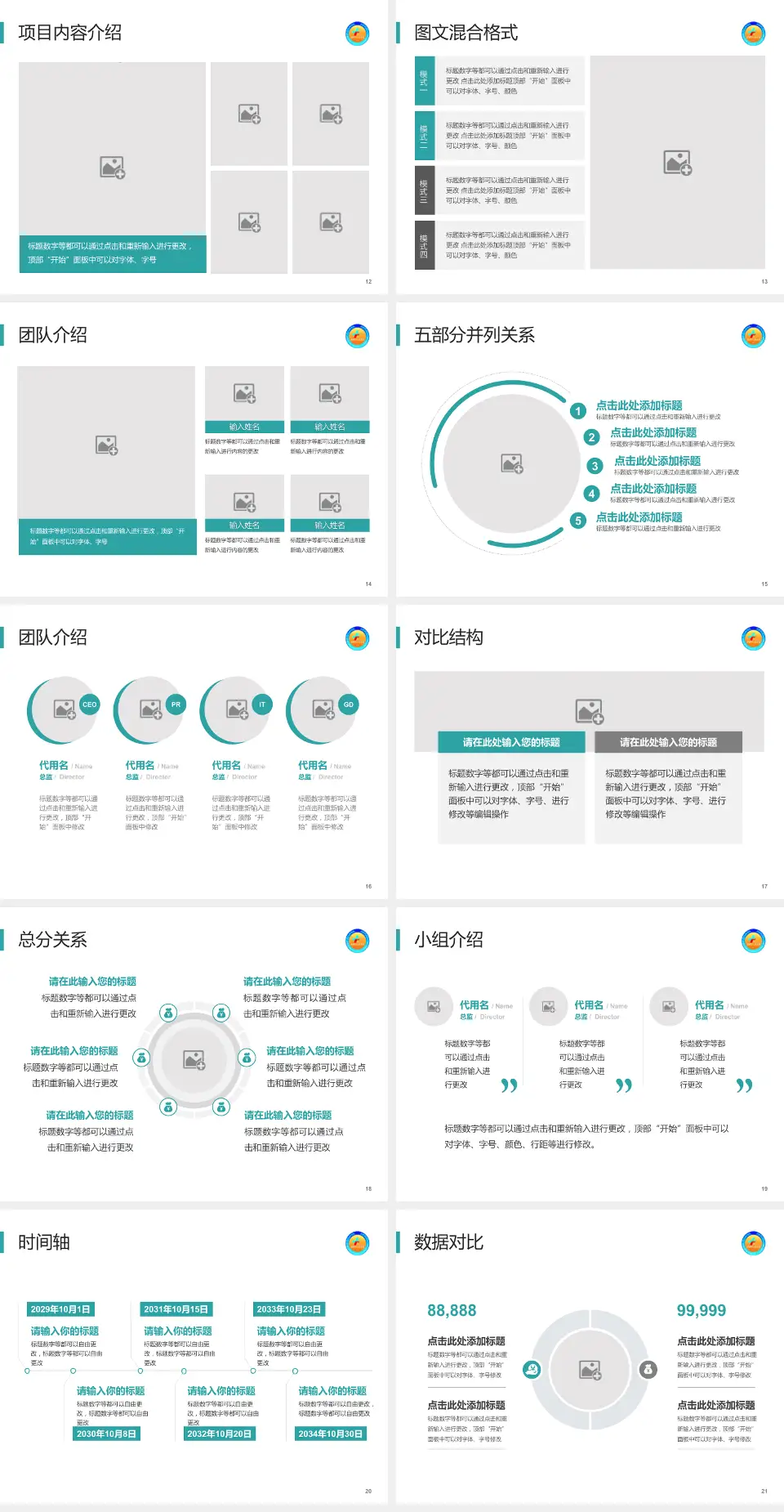 鹰潭市人民医院医疗知识普及PPT模板4:3格式幻灯片预览图3