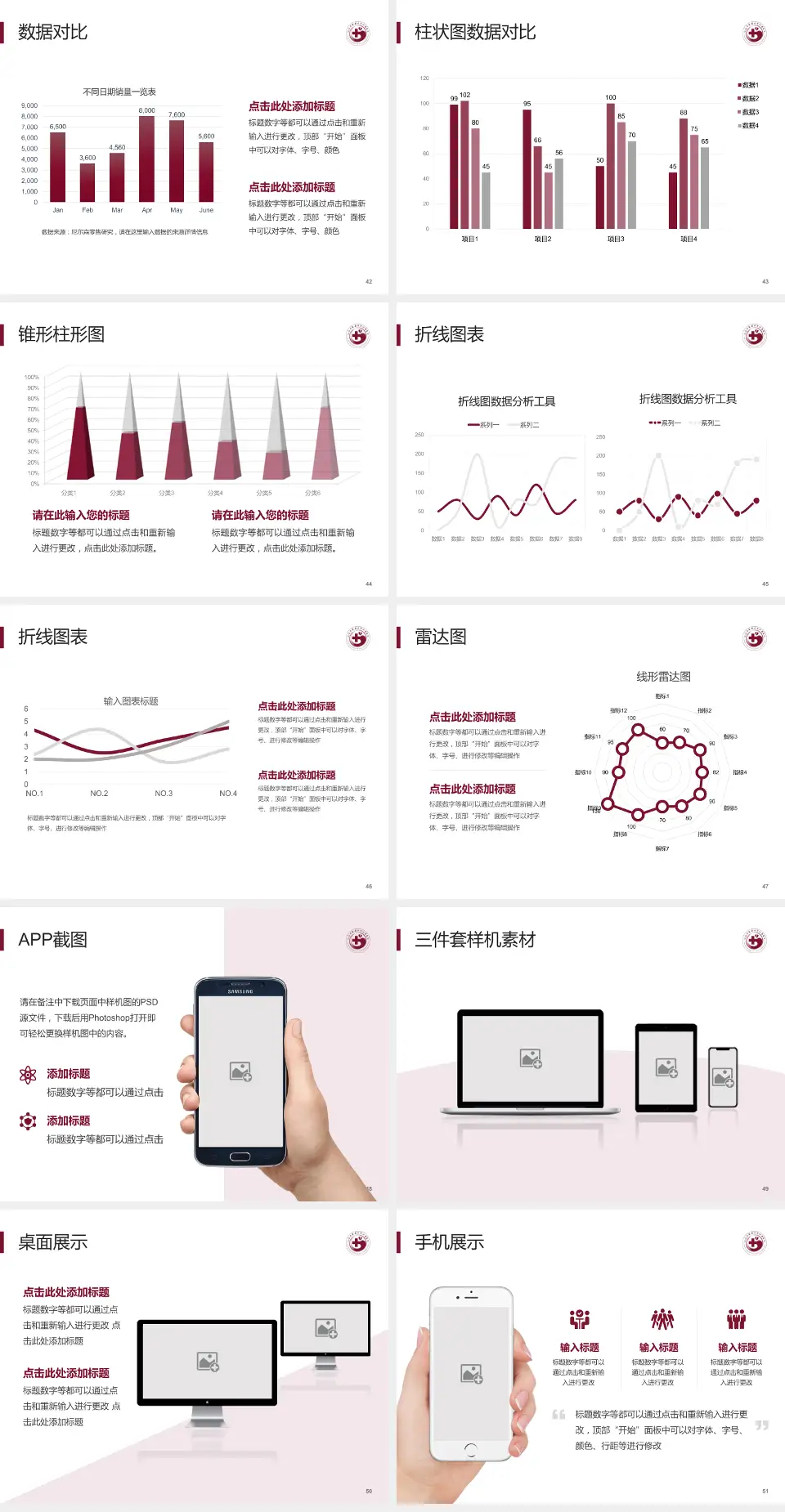 江西中医药大学附属医院西湖院区医院管理报告PPT模板4:3格式幻灯片预览图6