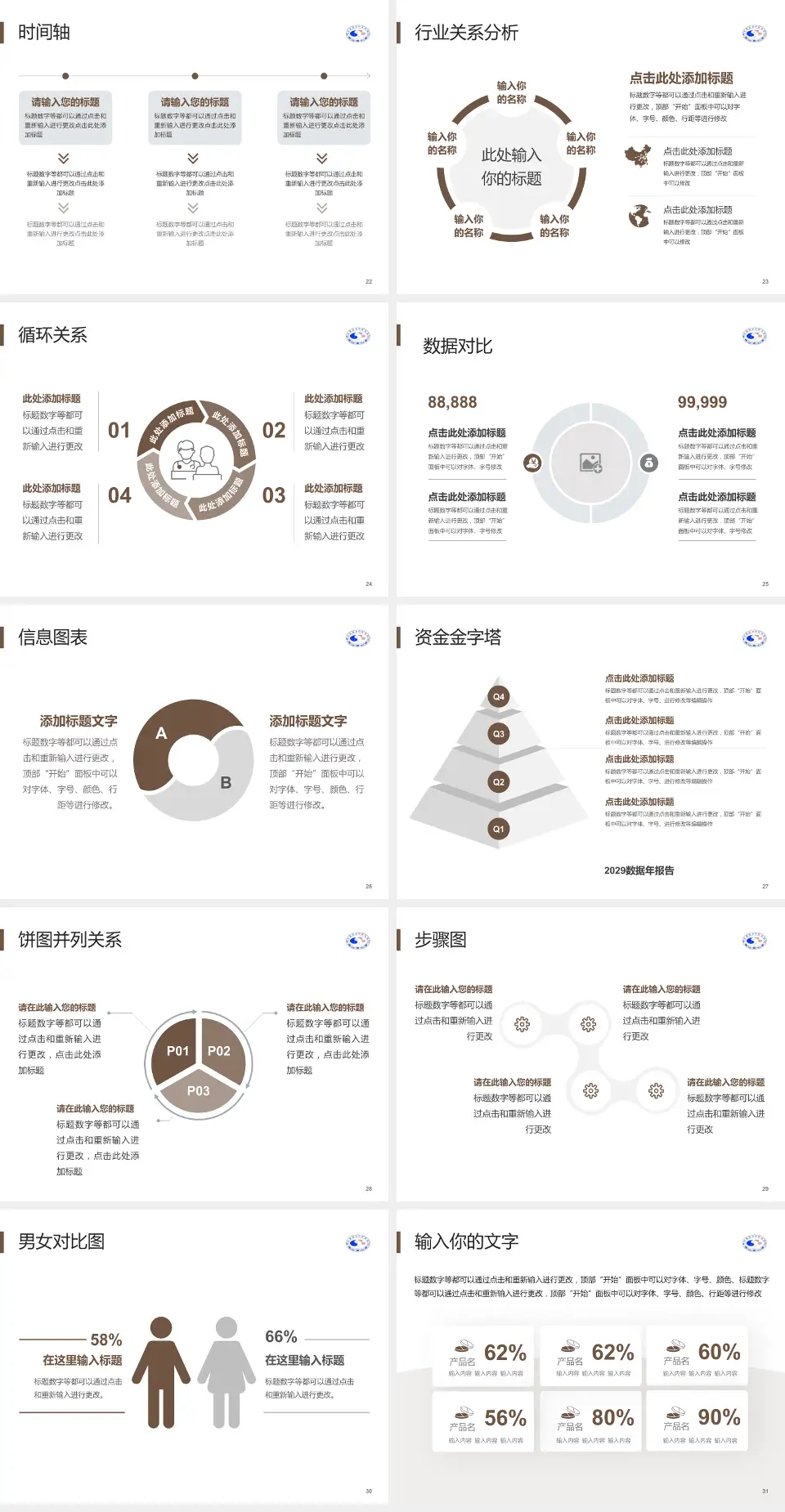 景德镇市中医院医院管理报告PPT模板4:3格式幻灯片预览图4