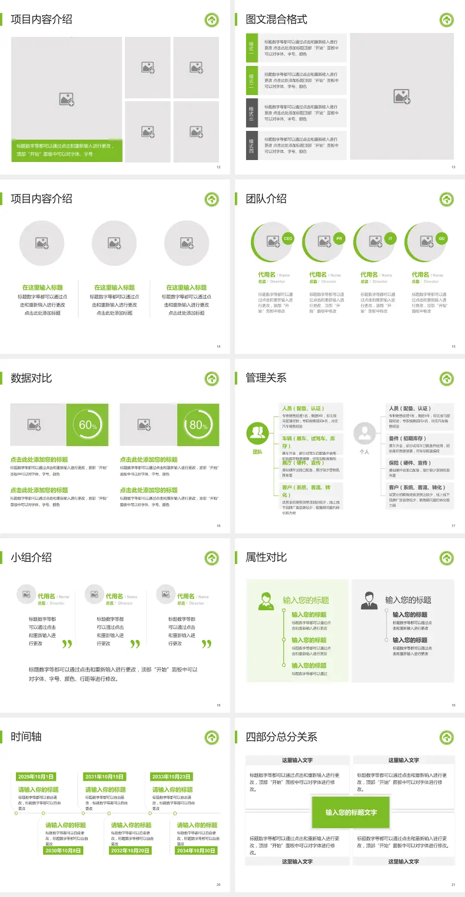 内蒙古自治区妇幼保健院科室介绍与推广PPT模板4:3格式幻灯片预览图3