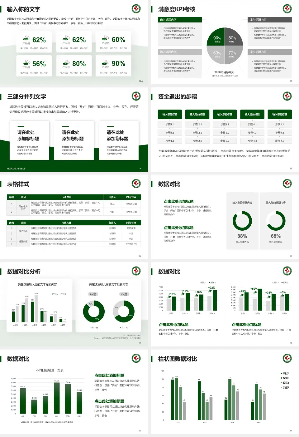 库伦旗蒙医医院科研成果展示PPT模板16:9格式幻灯片预览图5