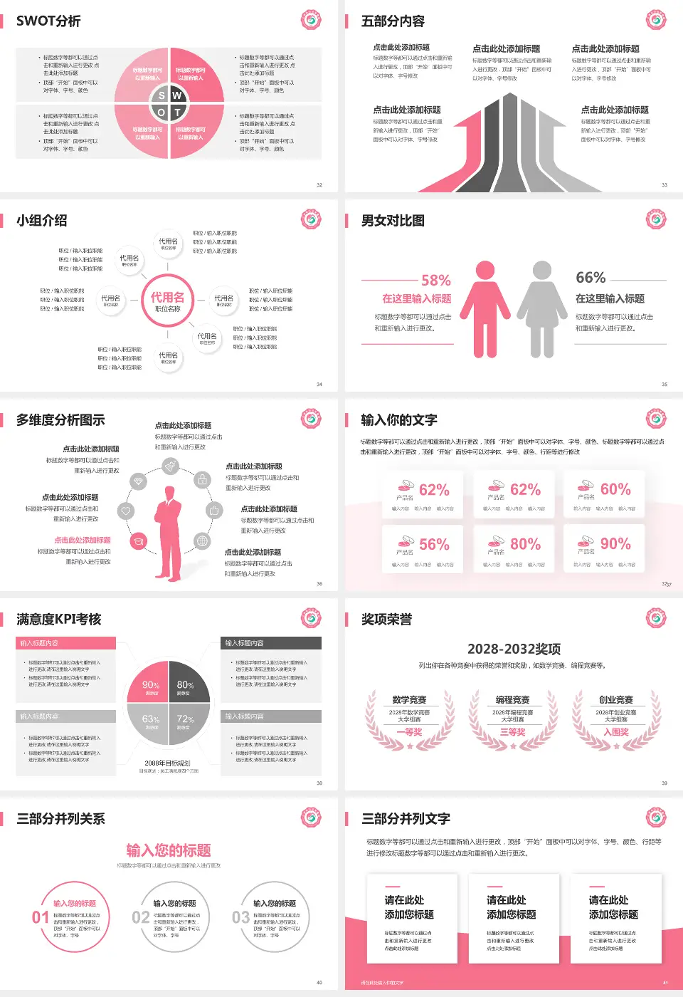 江西省妇幼保健院九龙湖院区医疗行业比赛专用PPT模板16:9格式幻灯片预览图5