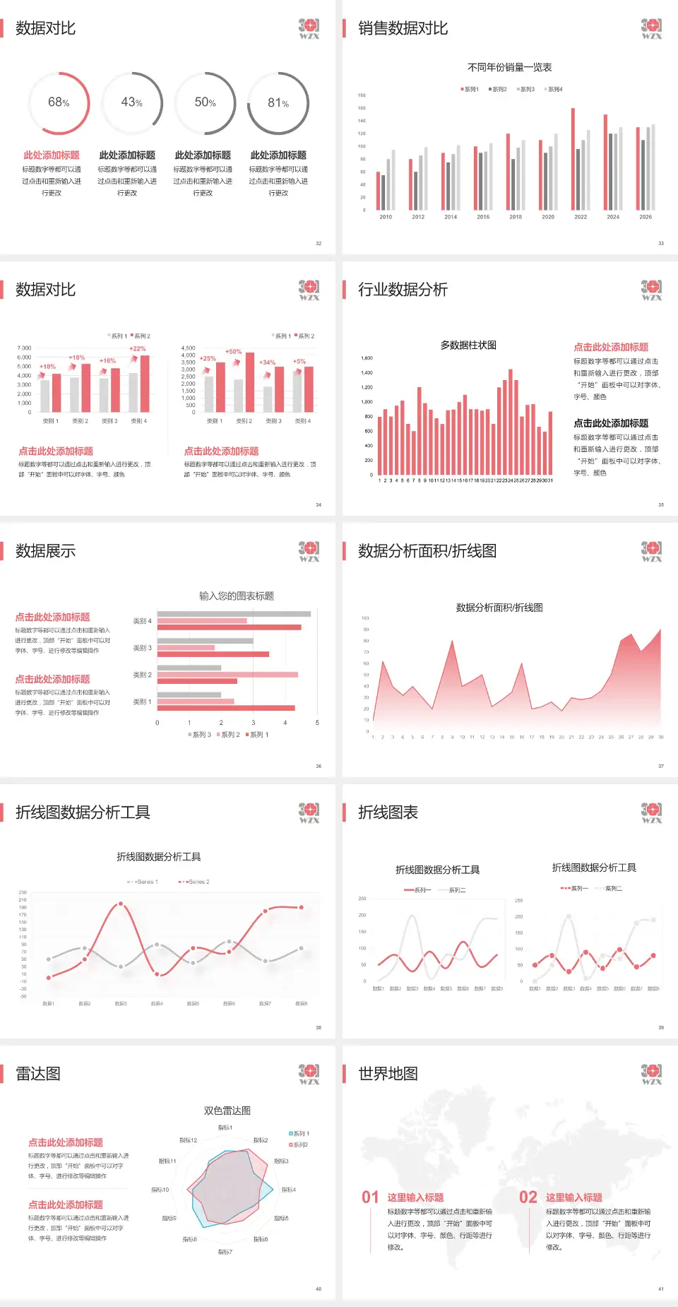 中国人民解放军第五医院会议与研讨会PPT模板4:3格式幻灯片预览图5