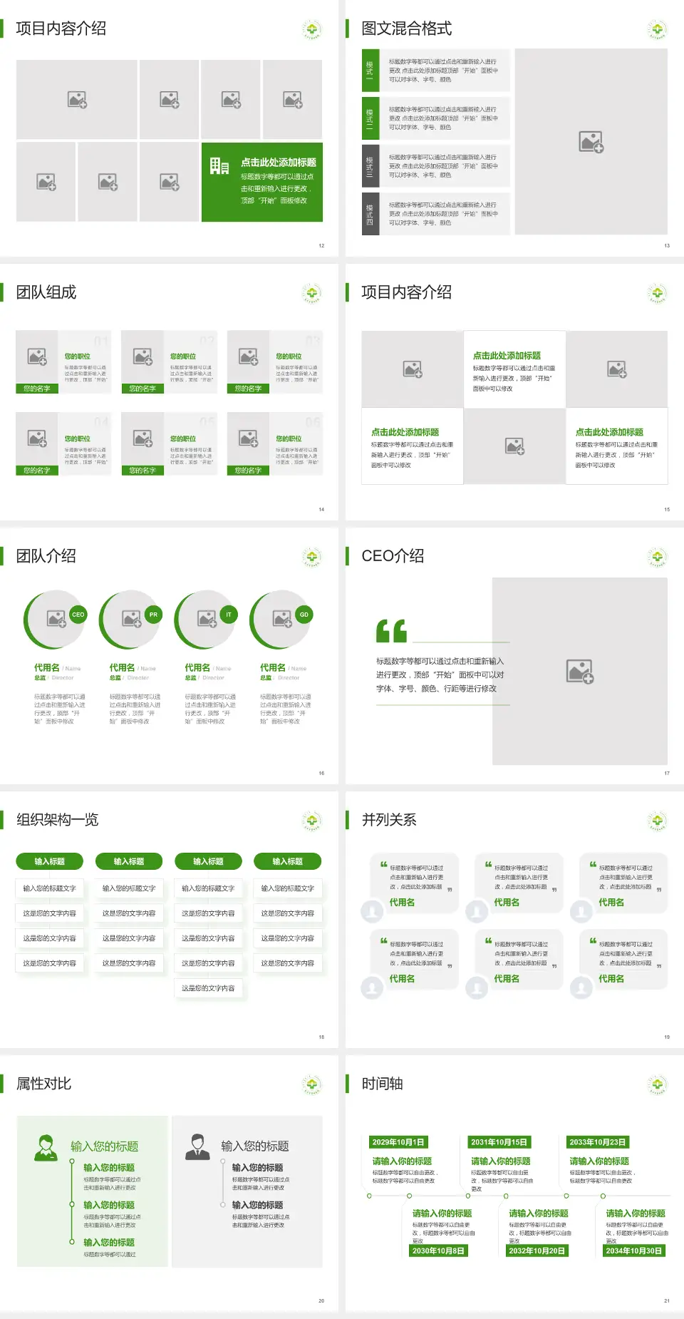 包头市第四医院患者教育与指导PPT模板4:3格式幻灯片预览图3
