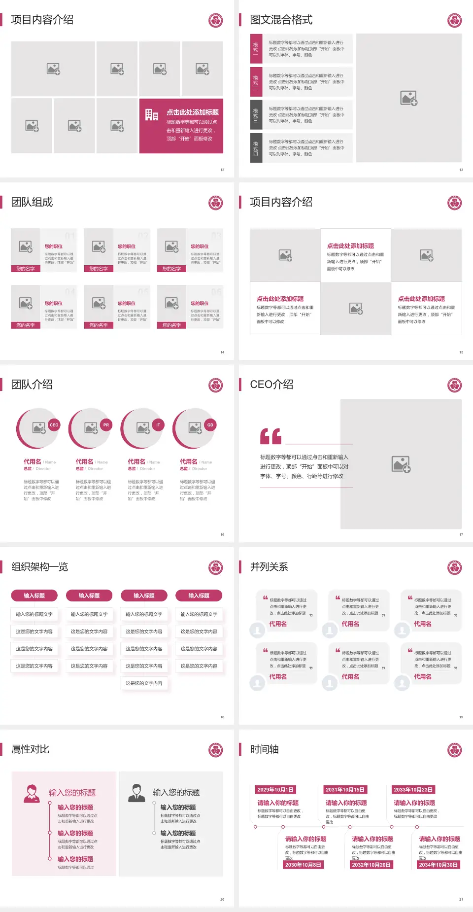 包钢职工医院患者教育与指导PPT模板4:3格式幻灯片预览图3