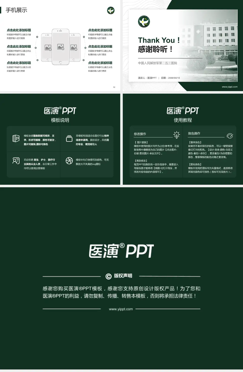 中国人民解放军第二五三医院医院管理报告PPT模板4:3格式幻灯片预览图7