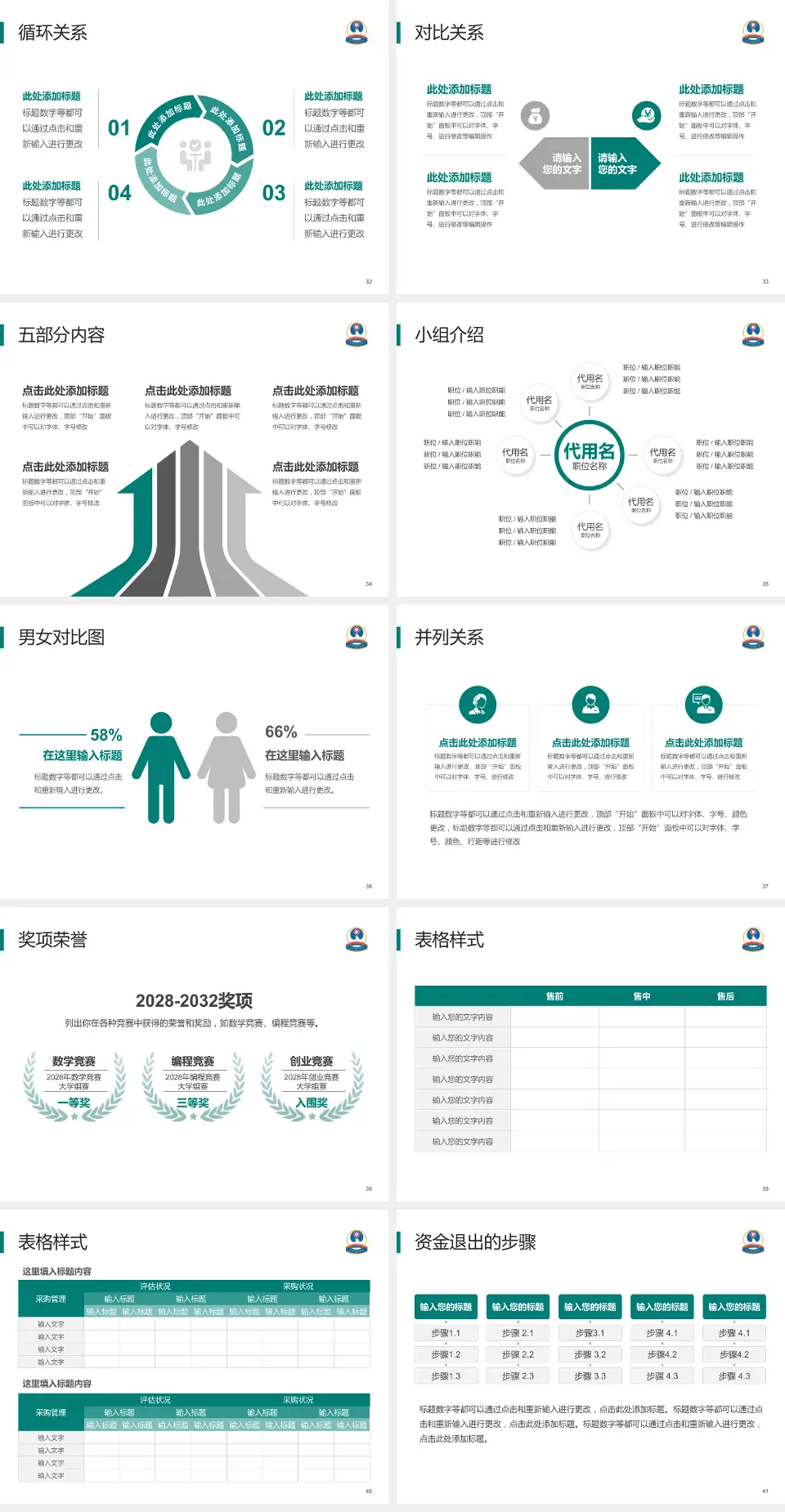 赤峰学院附属医院医院简介/日常通用PPT模板4:3格式幻灯片预览图5