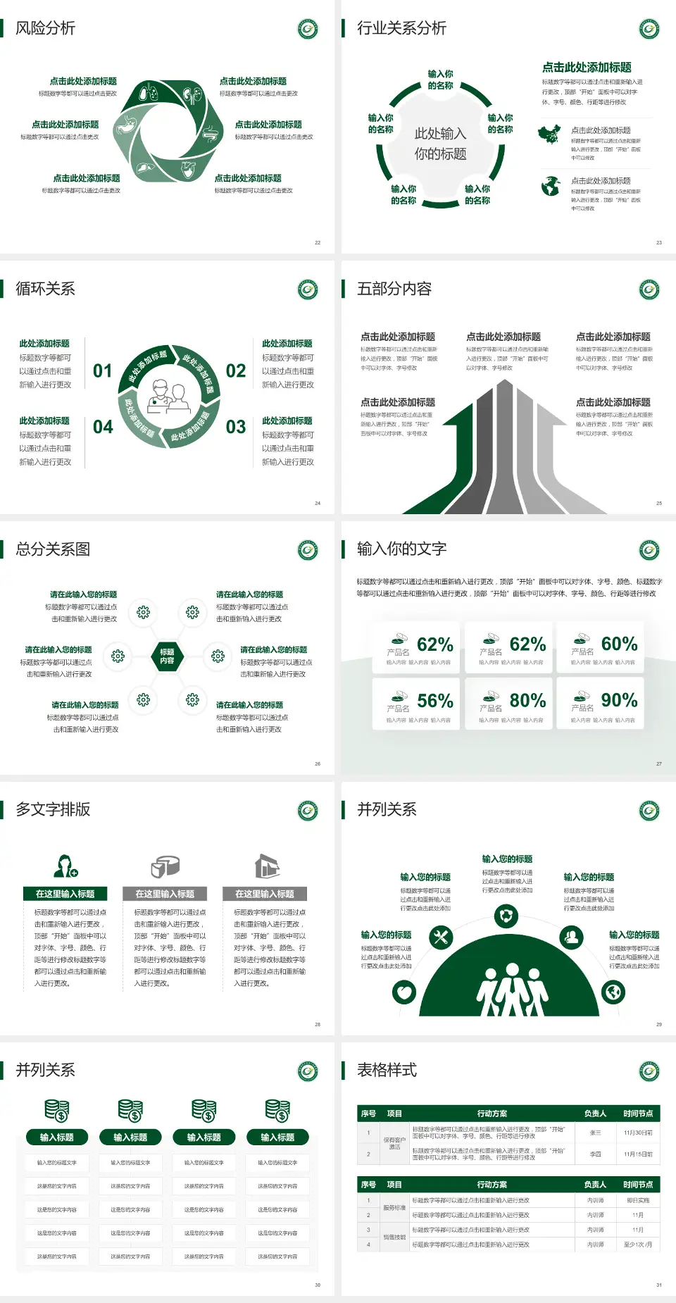 赣南医学院第一附属医院科室介绍与推广PPT模板4:3格式幻灯片预览图4