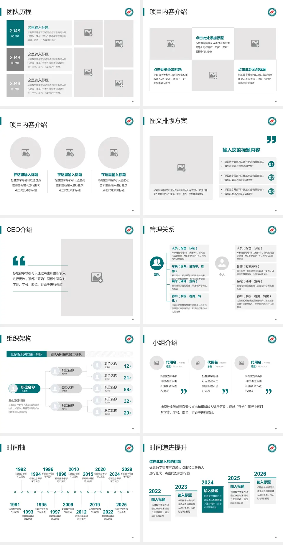宁夏回族自治区人民医院(医疗急救中心)医院管理报告PPT模板4:3格式幻灯片预览图3