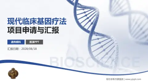 鄂尔多斯市蒙医院项目申请与汇报PPT模板